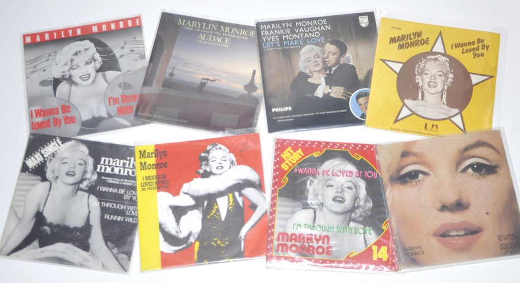 Marilyn Monroe - Curated collection with 18 x 7" singles + 1 special CD + 4 x 7" singles with Marilyn artwork - Multiple titles - 7" EP - 1959 #1.0