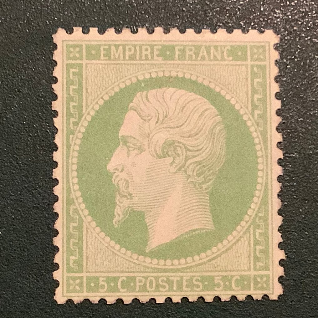 Frankrijk 1862 - 5 cent Napoleon Dentelez - gencerreerd - Yvert 20 #1.0