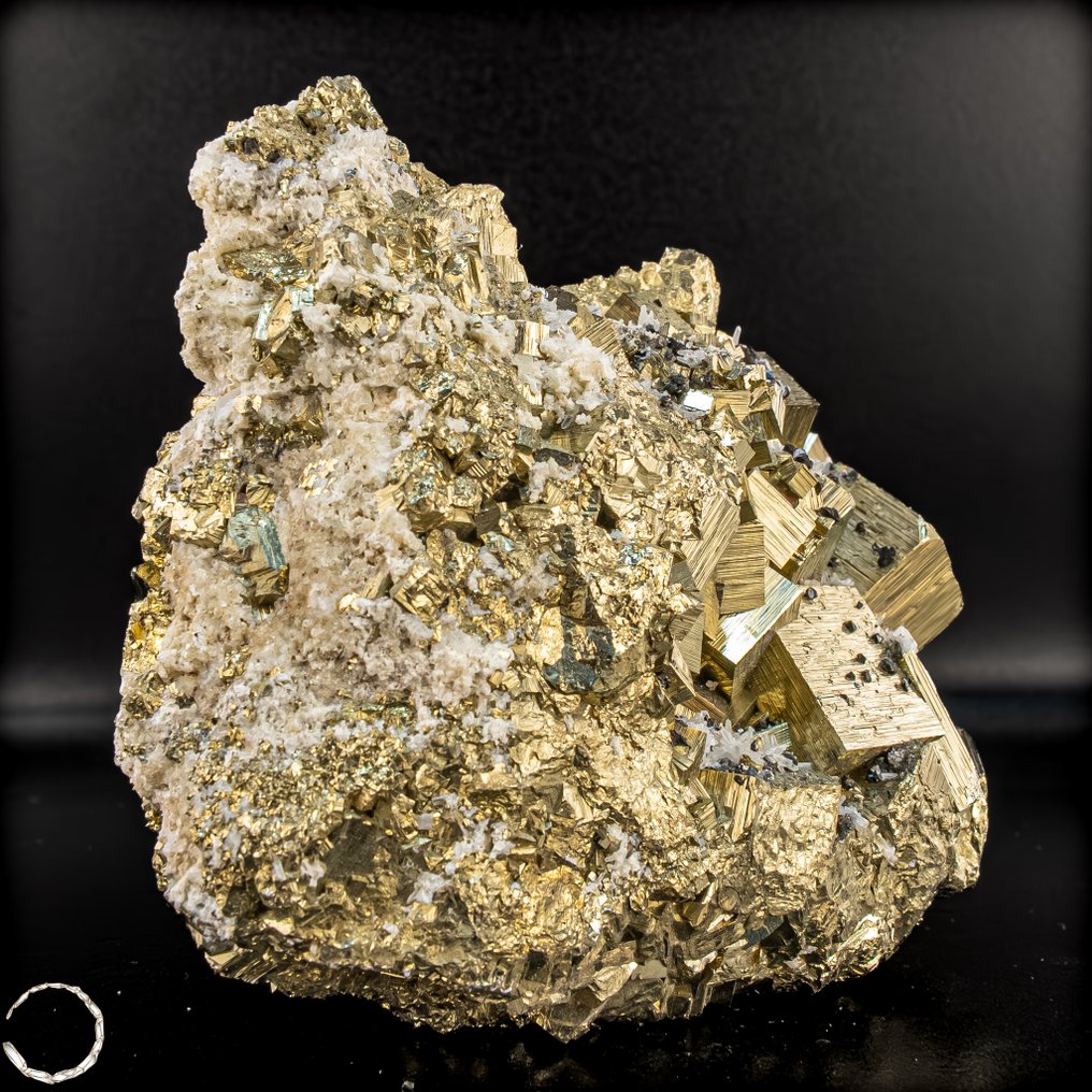 Πρώτης ποιότητας φυσικός χρυσοκίτρινος πλειάριτης Κύβοι με χαλαζία και γαληνίτη.- 1678.22 g #3.2