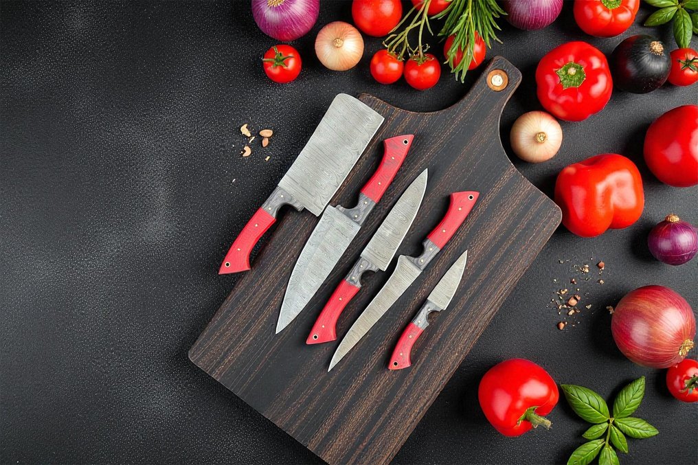 Ensemble de couteaux de table (5) - feuille de dollar #1.0