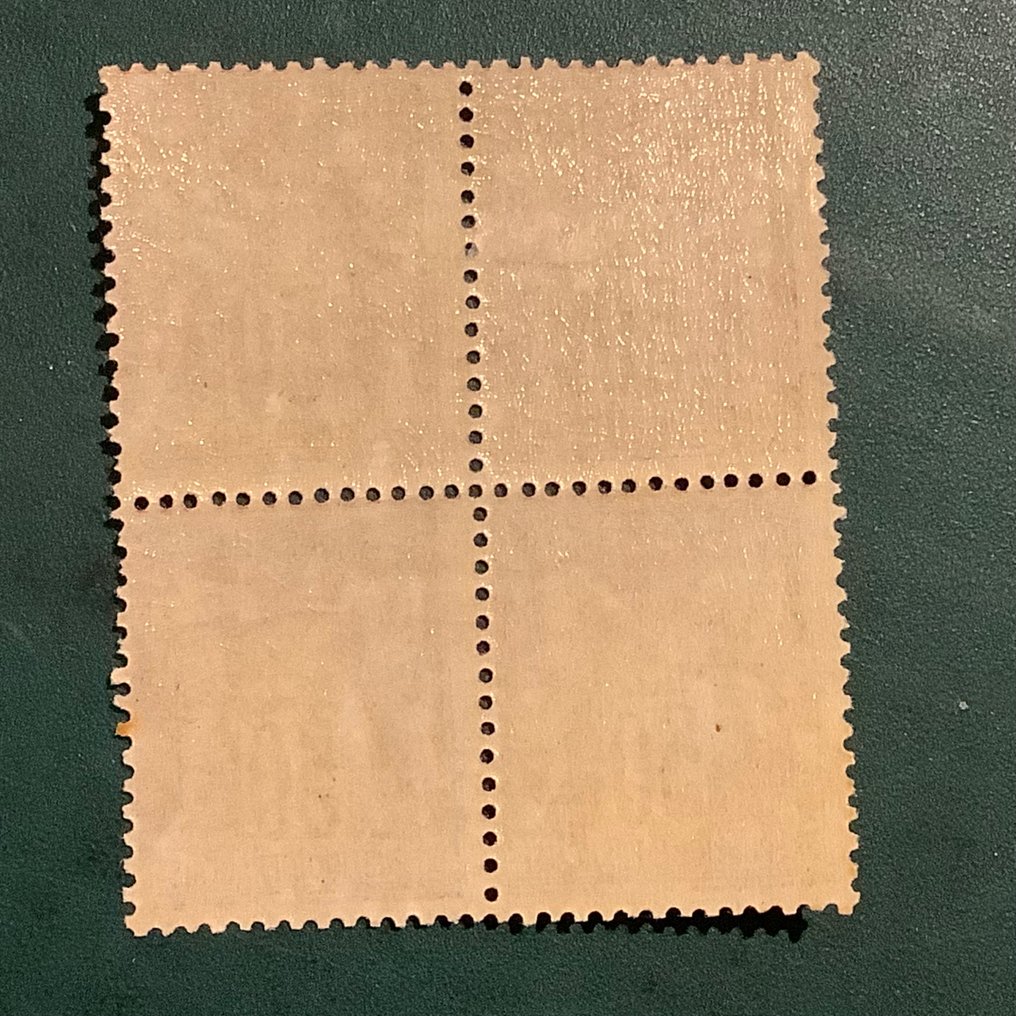 Ranska 1890 - 50 cent Sage type II neljän kappaleen lohko. - Yvert 98 #1.0