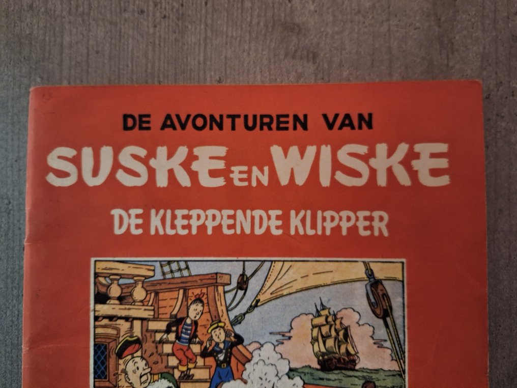Suske en Wiske RV-24 - De Kleppende Klipper - 1 Album - Ensipainos - 1955 #1.0