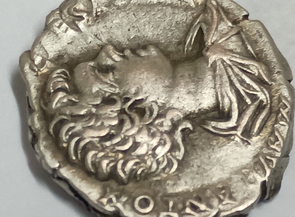 Imperio romano. Caracala (198-217 e. c.). Denarius AD 196-198. Mars #2.1