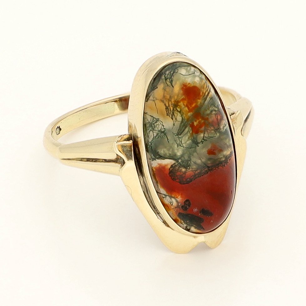 Bague - 14 carats Or jaune - Agaat #4.3