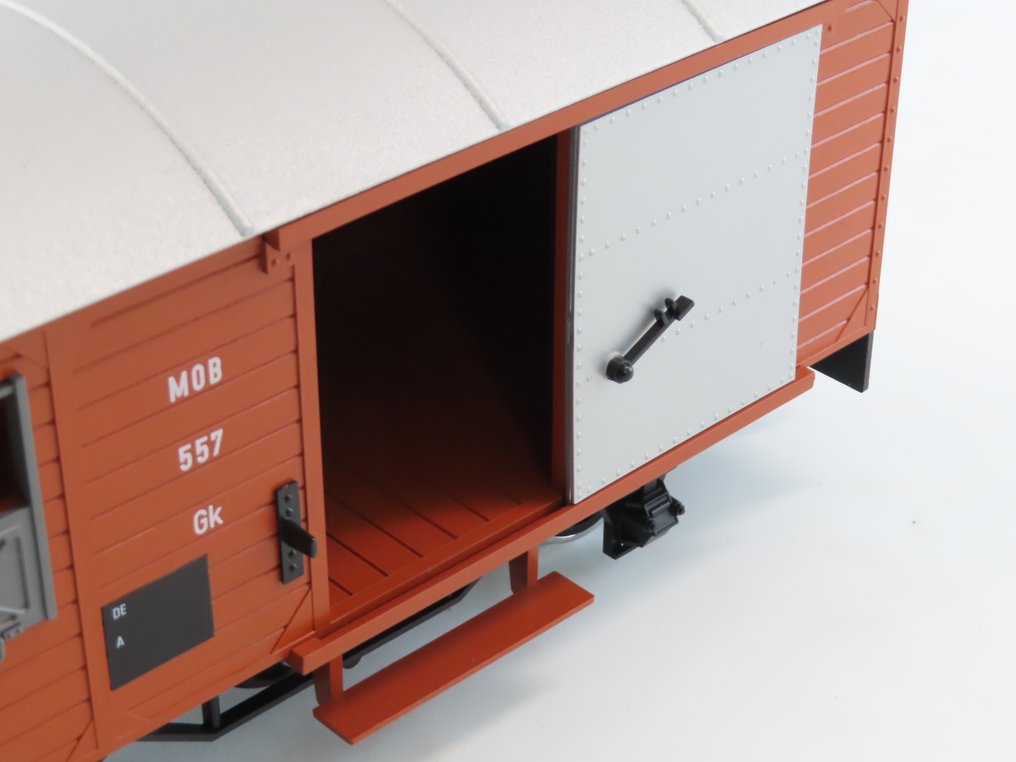 LGB G - 4027 - Godsvagn för modelltåg (1) - 2-sitsig godsvagn - MOB #4.3