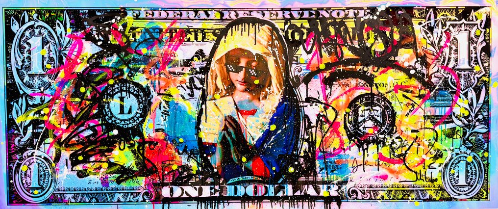 Mikko - Virgin In Prayer One Dollar Writings - XXL (Rainbow Holographic!) #2.1