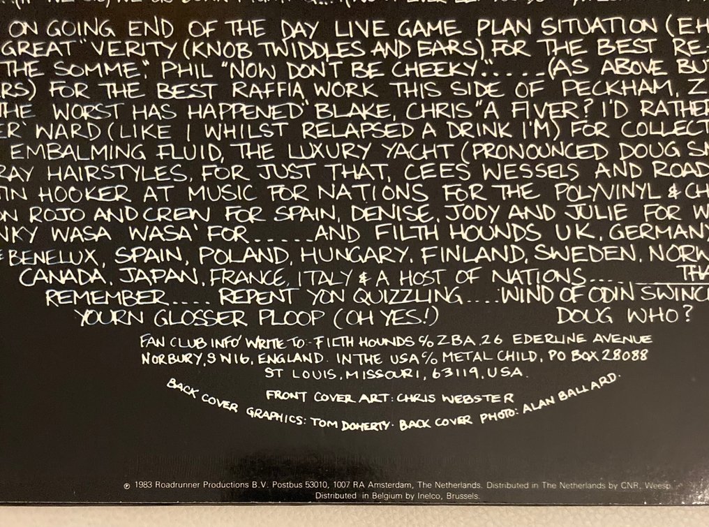 Tank - This Means War - Original pressing - (EX) - LP - 1983 #2.1