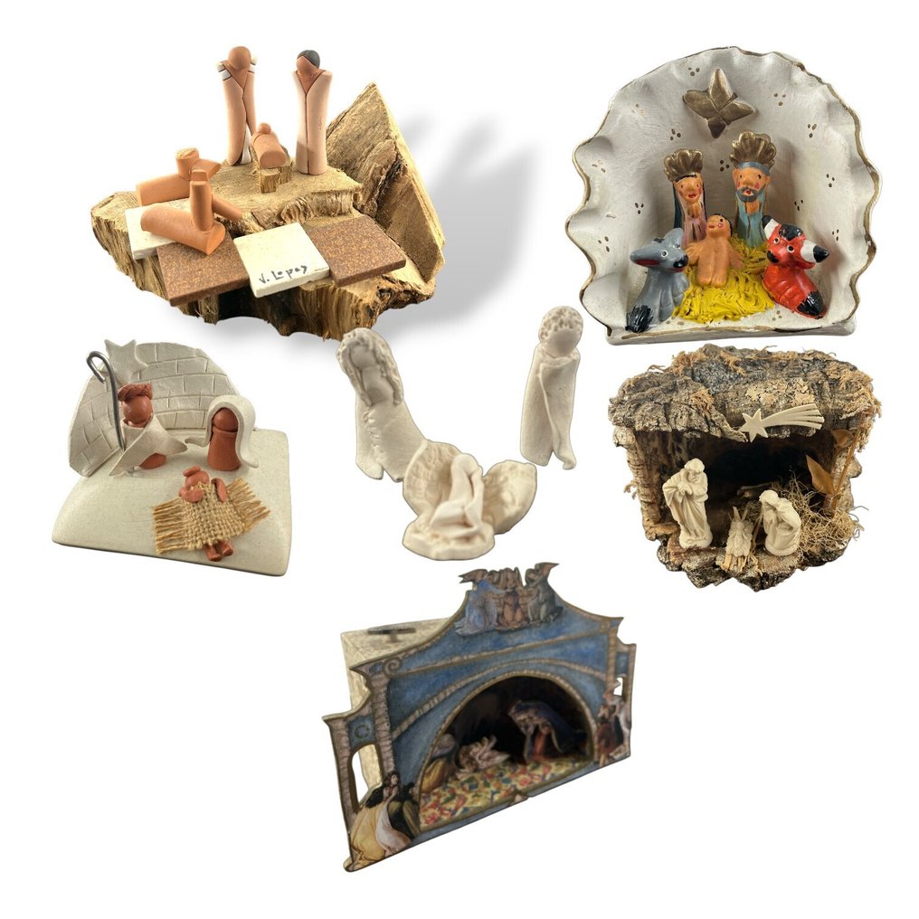 Nativity scene Nativity Scenes (6) - Pottery, Plaster, Textile #1.0