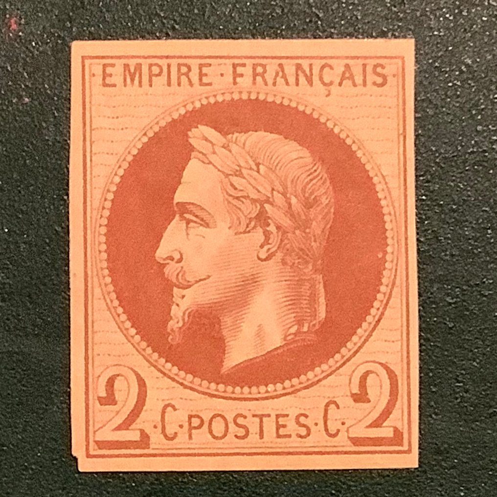 Frankrike 1862 - 2 cent Napoleon Lauree Rotschild - Yvert 26Af #1.0