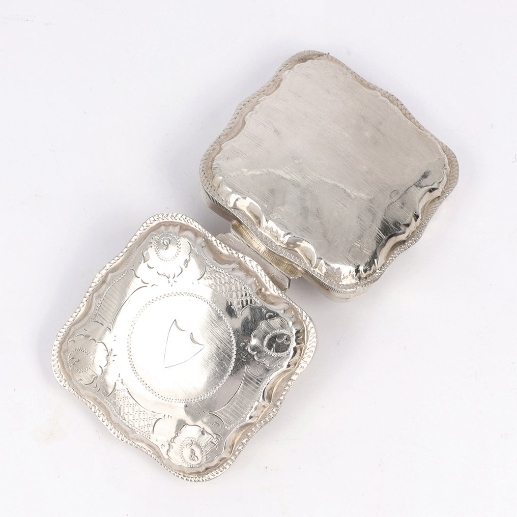 NO RESERVE - Abraham van der Sluijs - 1865 - Piparminttulaatikko - .833 hopea #4.3