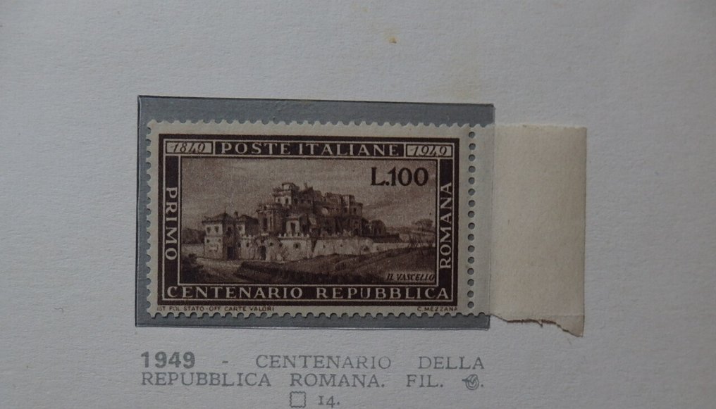 Olasz Köztársaság 1948/1949 - n. 2 sorozat 1948 + évjárat 1949. Minden MNH** #3.2