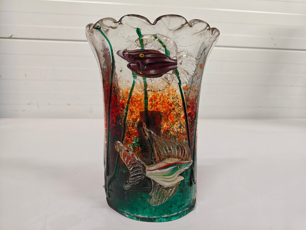 Cenedese Vetri - Alfredo Barbini - 壁灯 - 穆拉诺玻璃 #1.0