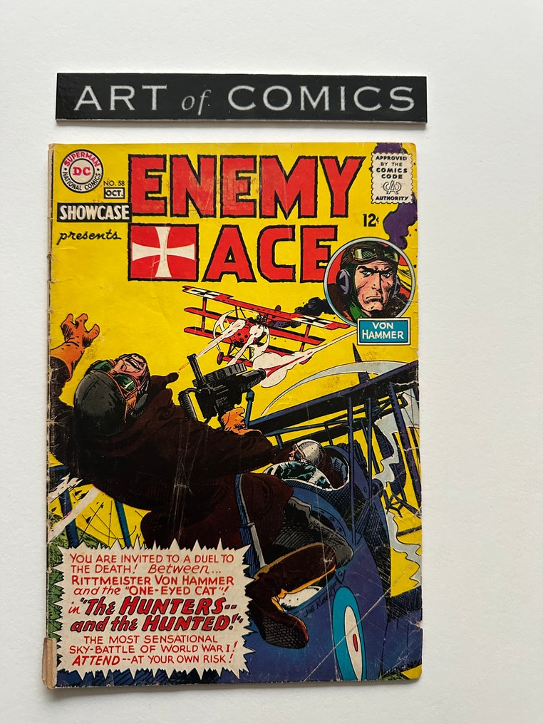 Showcase #58 - Enemy Ace- 2nd and Final Tryout issue - 1 Comic - First edition - 1965 #1.0