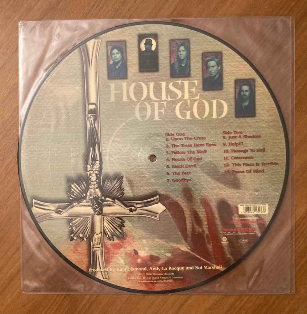 King Diamond - House Of God - Collector - Disco de vinil único - Disco com imagem - 2000 #1.0