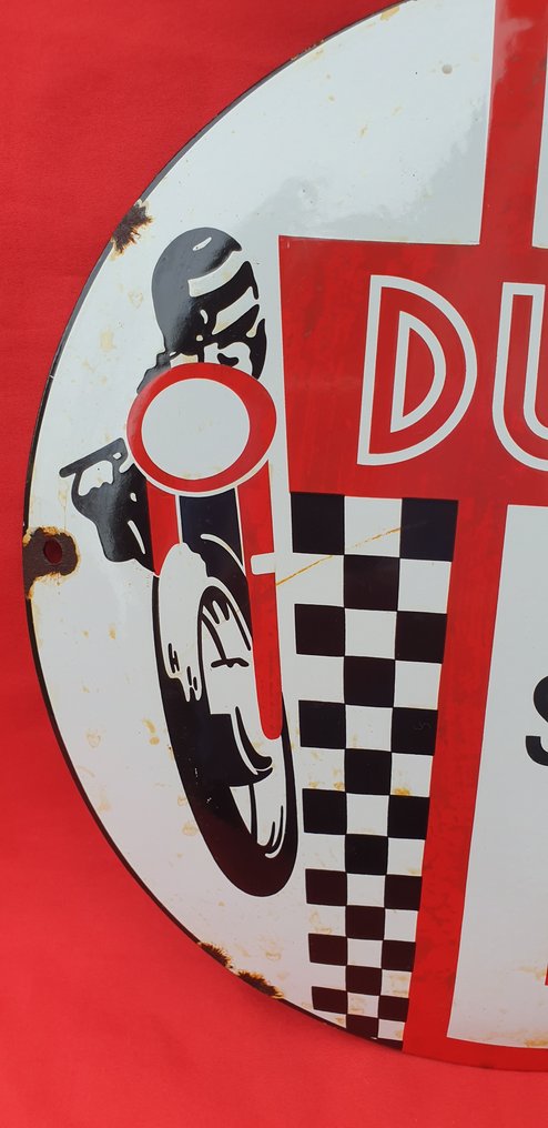 Ducati - Ducati Service Email Shield - Enamel sign - Enamel, Metal #1.0