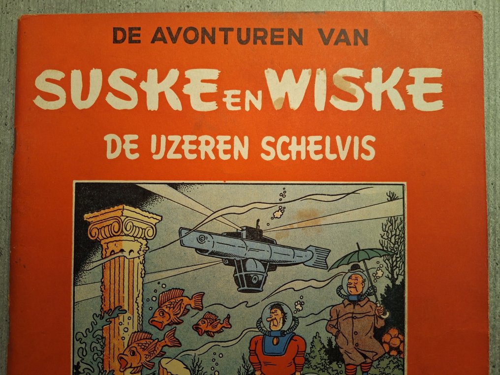 Suske en Wiske RV-23 - De IJzeren Schelvis - 1 Album - Ensipainos - 1955 #1.0