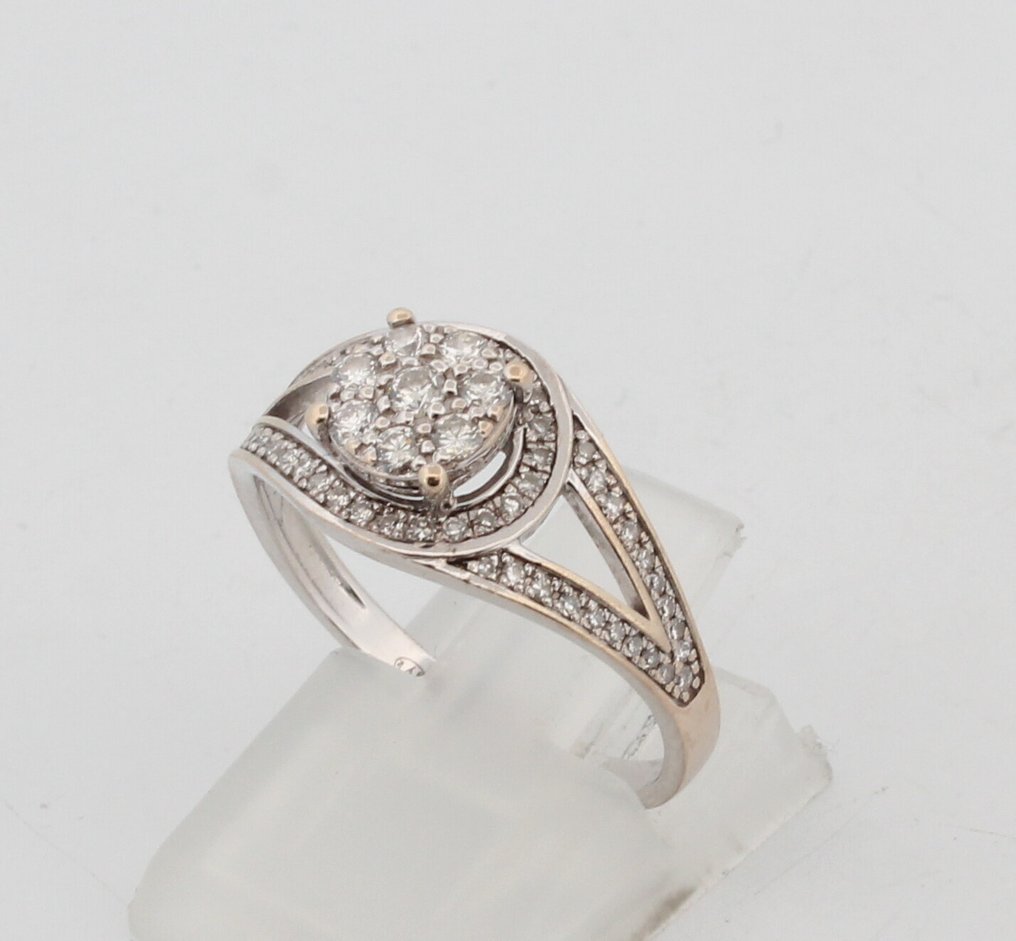 χωρίς τιμή ασφαλείας - Δαχτυλίδι - 18 καράτια Λευκός χρυσός Διαμάντι (Φυσικό) - Διαμάντι #2.1