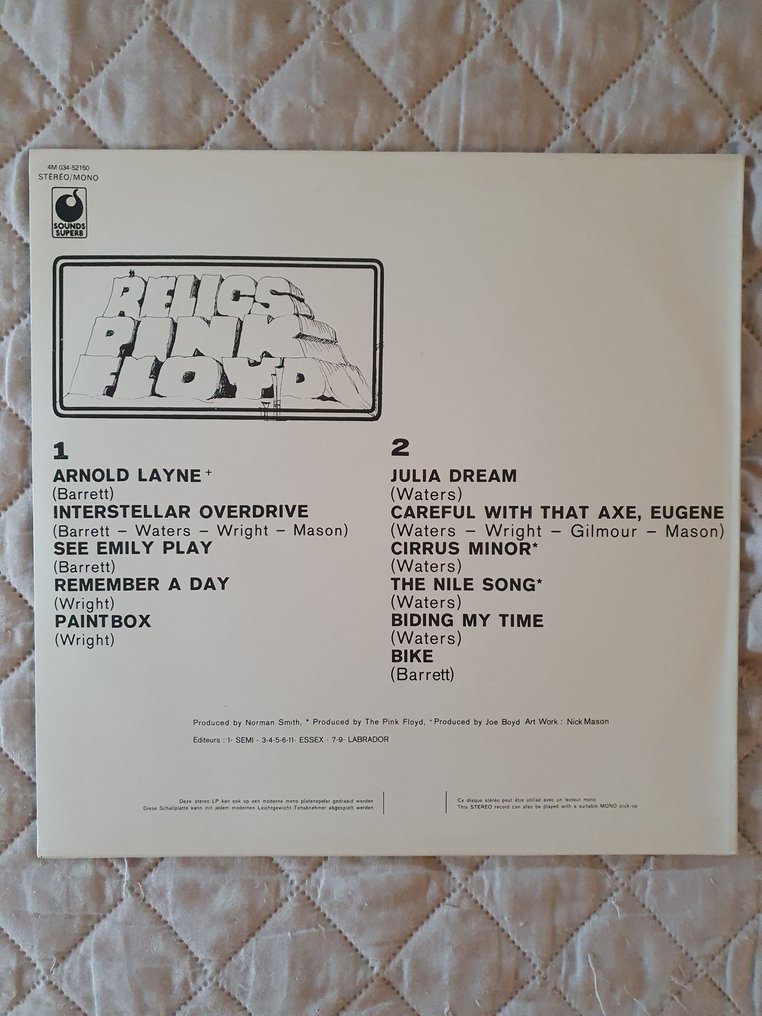 Pink Floyd, The Pretty Things - Relics - Emotions - Άλμπουμ LP (μεμονωμένο αντικείμενο) - 1978 #2.1