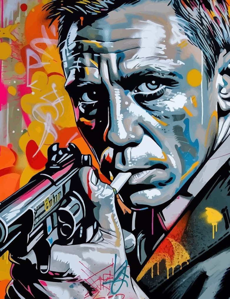 IPR Graph - James Bond 007 (Daniel Craig): El Espía en Arte Pop #3.2