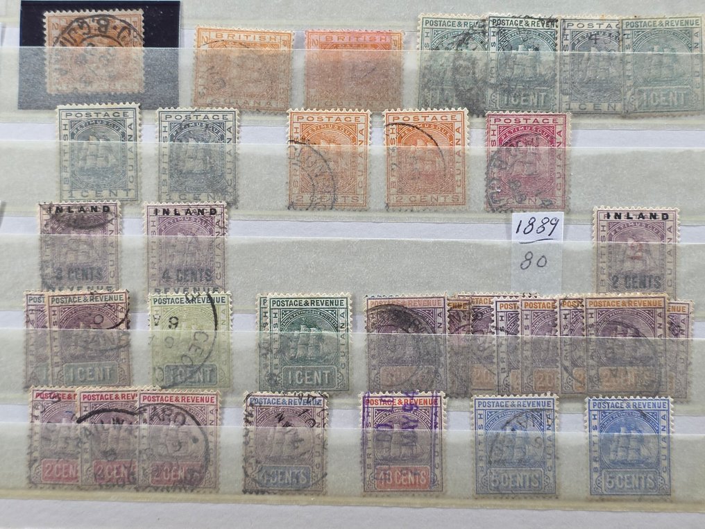 Guiana 1877/1988 - Colecție în registrul de stoc #1.0