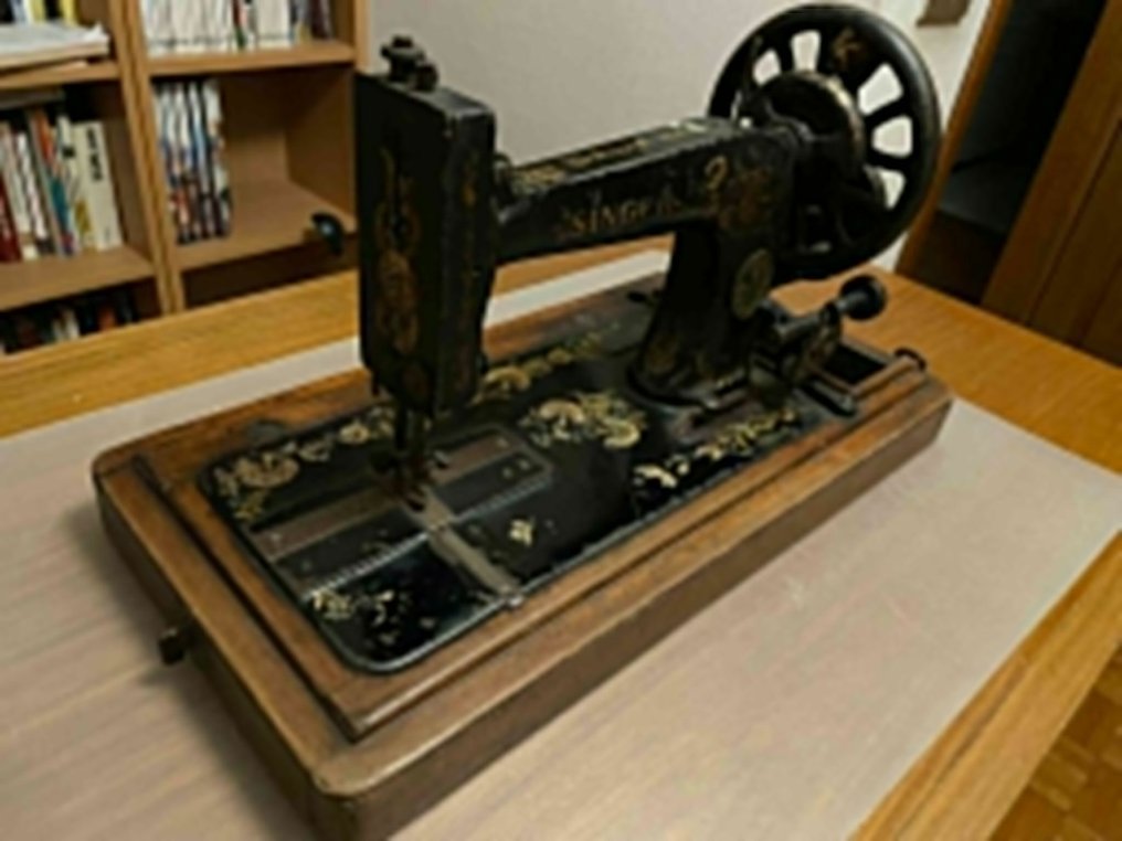 Singer 48K (1900) Sewing machine - ground #2.1