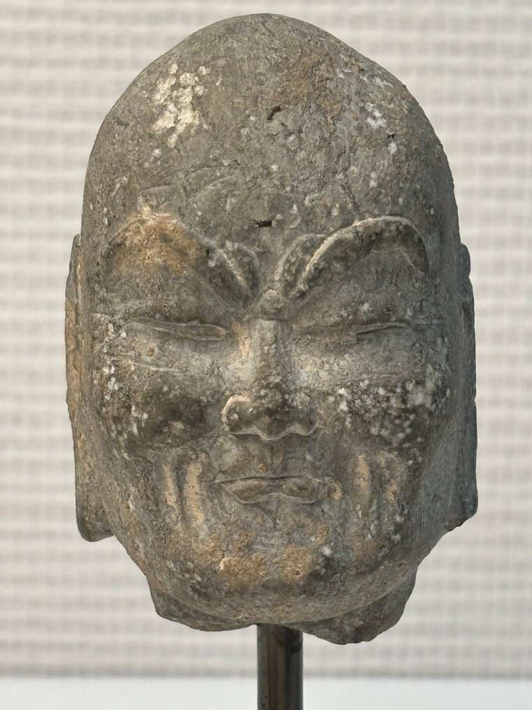 Hode av luohan Ming eller senere - Stein - Kina - Qing-dynastiet (1644 – 1911) #1.0