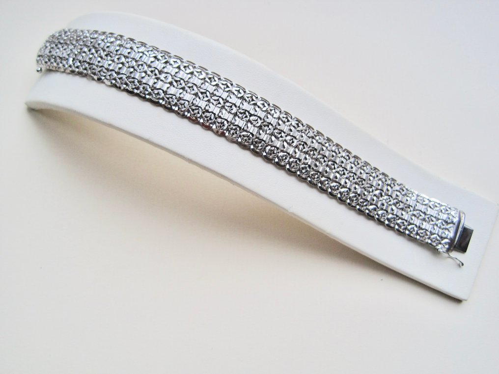 Sem preço de reserva - Bracelete - 18 K Prata, Ouro branco - 0.00ct. tw. - witgoud #1.0