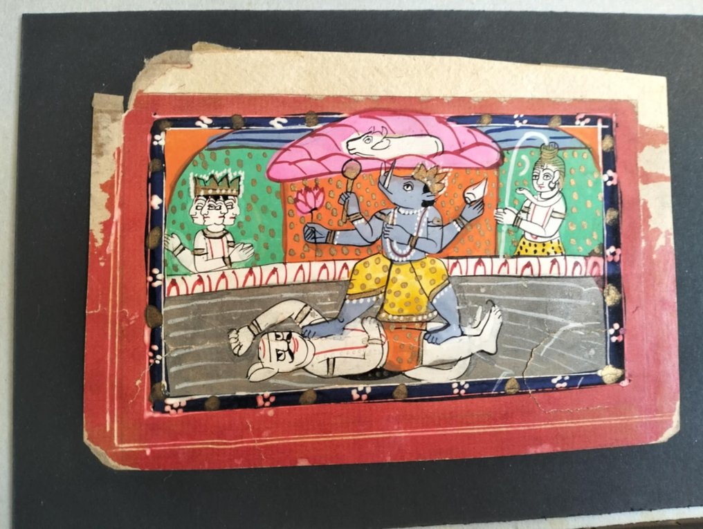 Set of five Indian miniatures - India - 18th century to early 20th century #2.1