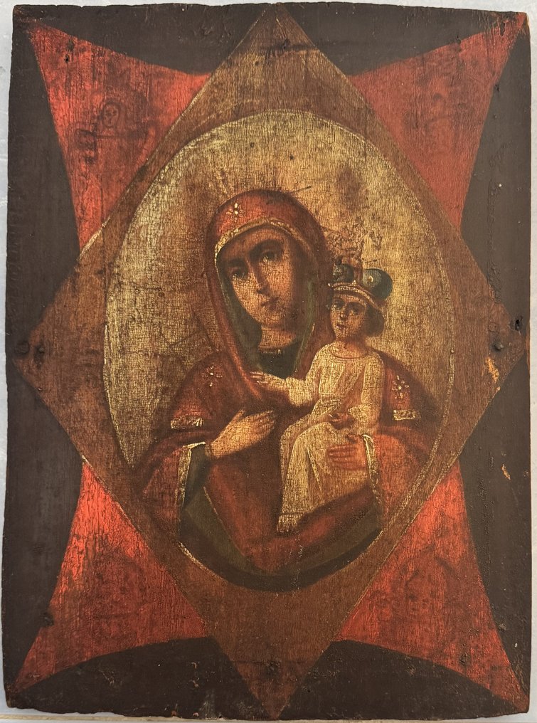 Icône - Mère de Dieu du Buisson ardent - Bois #1.0