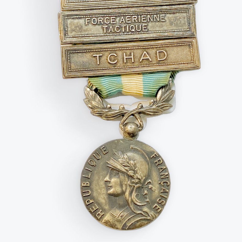 Γαλλία - Στρατιωτικό μετάλλιο - Μετάλλιο υπερπόντιας με τις 4 καρφίτσες #1.0