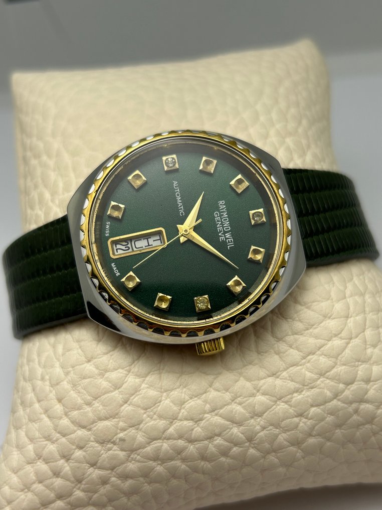 Raymond Weil - Automatic Green Dial - Nincs minimálár - Férfi - 1970-1979 #2.1