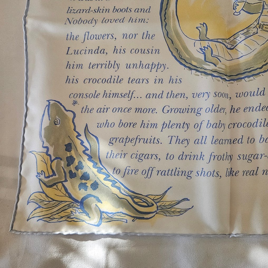 Hermès - Clovis le crocodile - Foulard #4.3