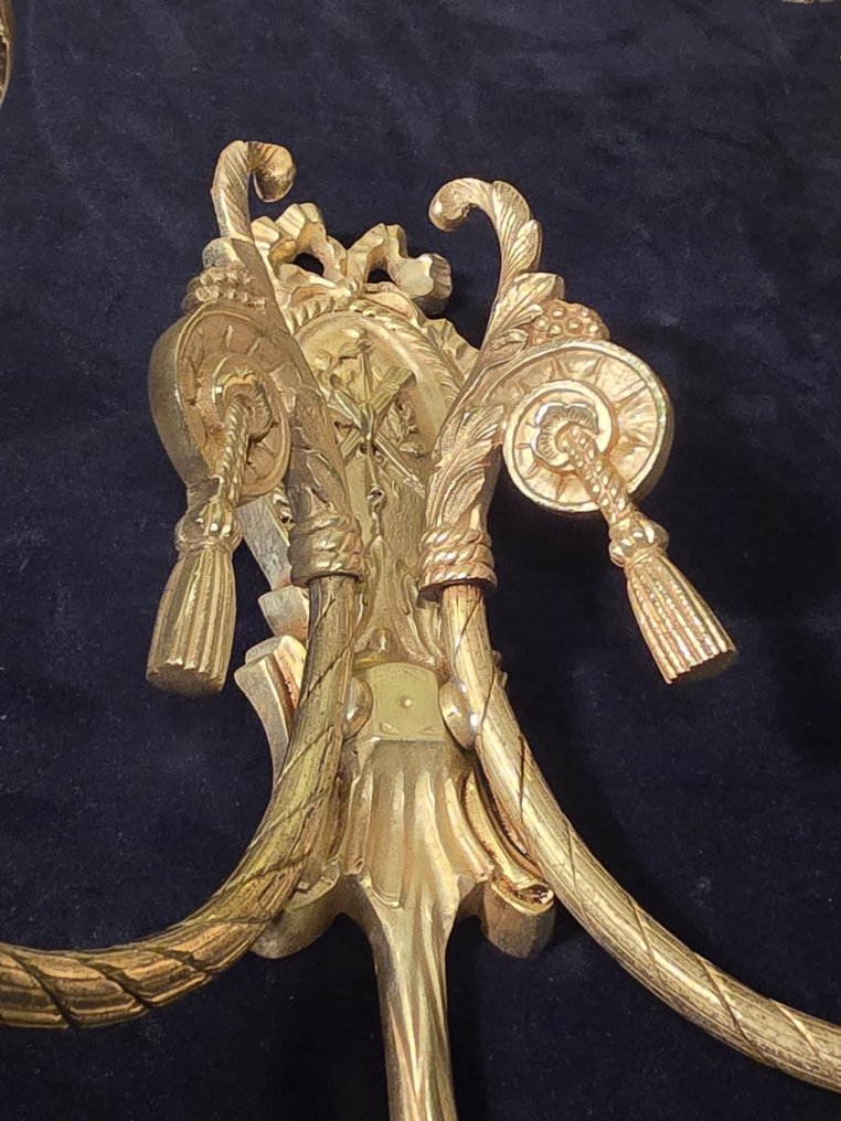 Aplică de perete (2) - Bronz aurit #3.2