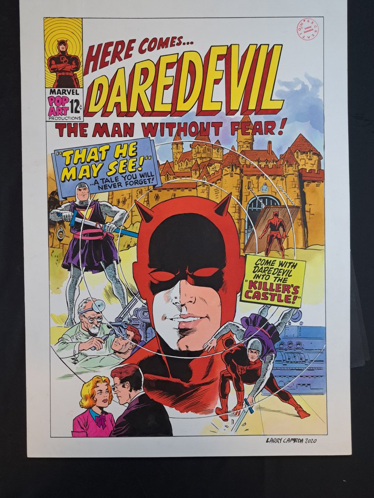 Camarda, Larry - 1 Original colour drawing - Daredevil: Killer's Castle! Tributo a Wally Wood - 2020 #1.0