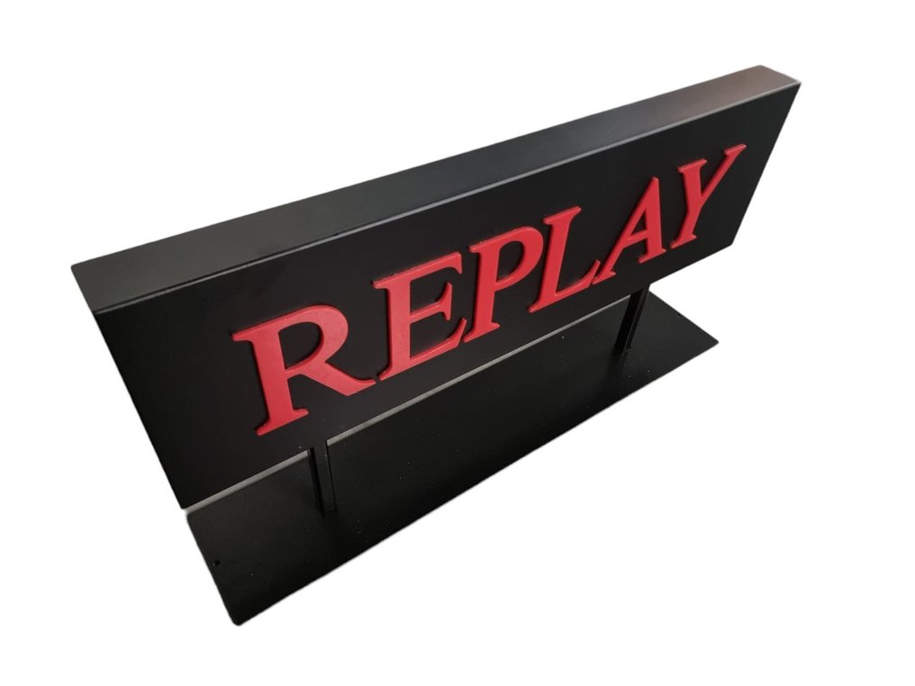 Uudelleen reclamebord - Kyltti - Metalli, Muovi, Alumiini #2.1