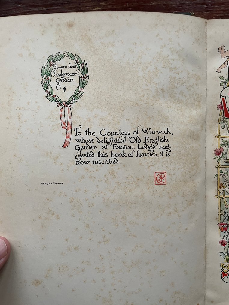 Walter Crane - Flowers from Shakespeare's Garden - 1906 #3.2