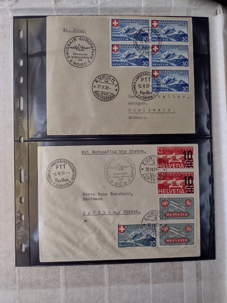 Sveits 1926/1997 - Brev fra Sveits / Luftpost fra 1926 - sjeldne #2.1