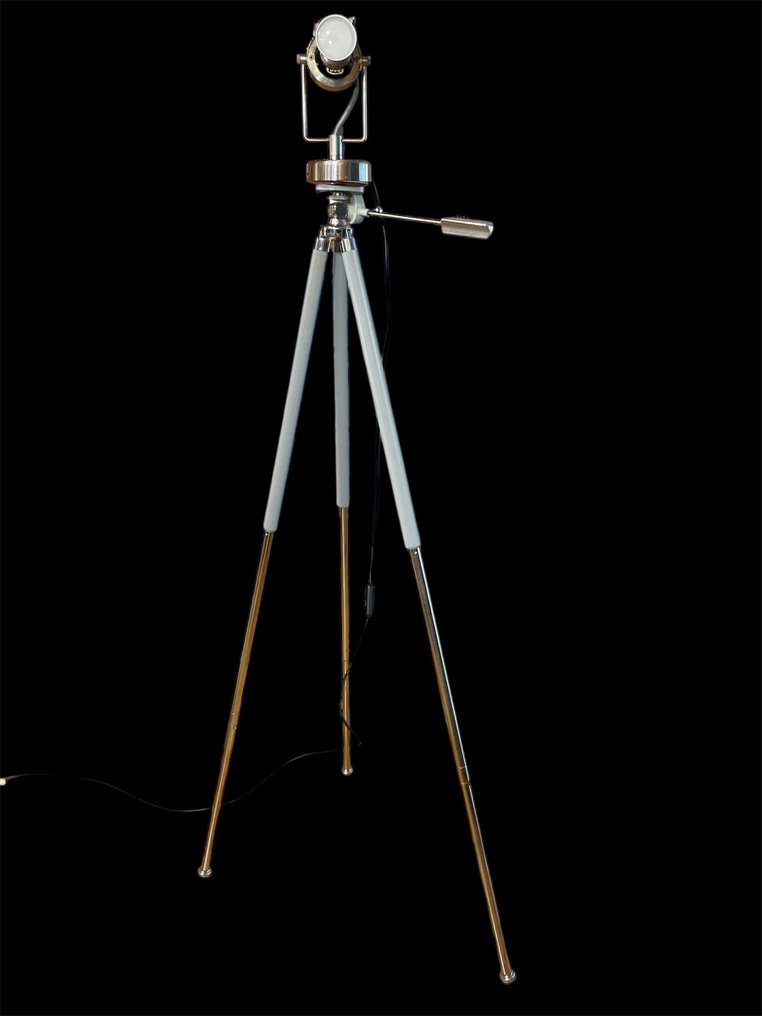 Exselsior - Stehleuchte (2) - Stahl, Chrom, Gummi #1.0