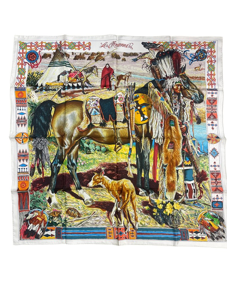 Hermès - Les Cheyennes - Foulard #1.0