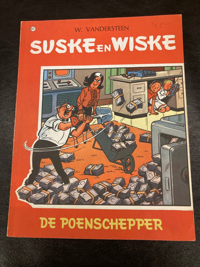 Suske en Wiske VK-67 - De poenschepper - 1 Album - Ensipainos/1967 #1.0