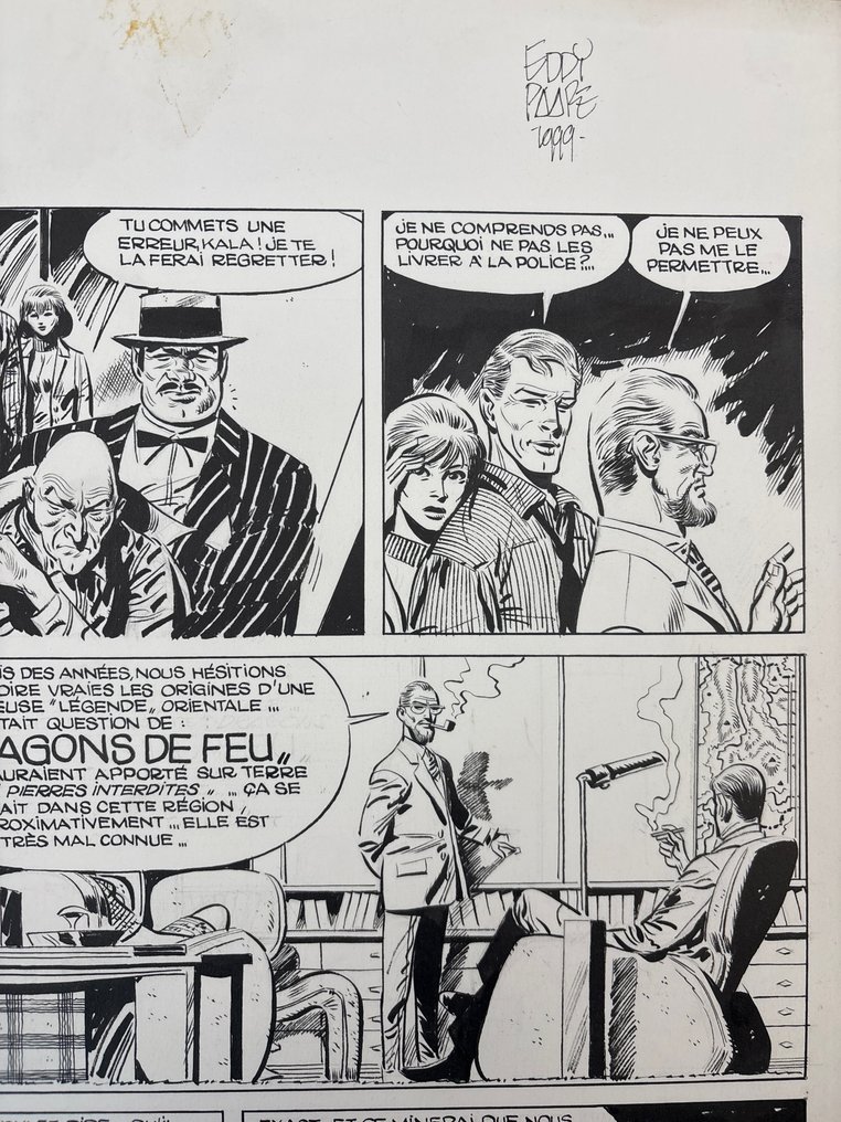 Paape, Eddy - Original page - Luc Orient - Les Dragons de Feu - 1969 #2.1