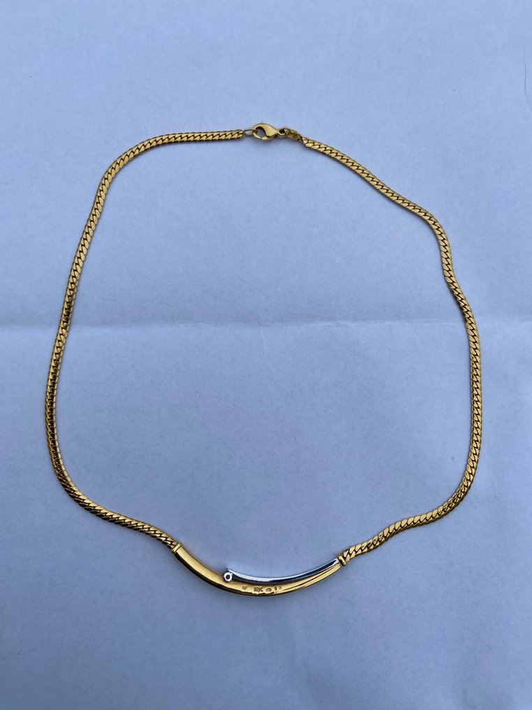 项链 - 18K包金 黄金, 白金 #2.1