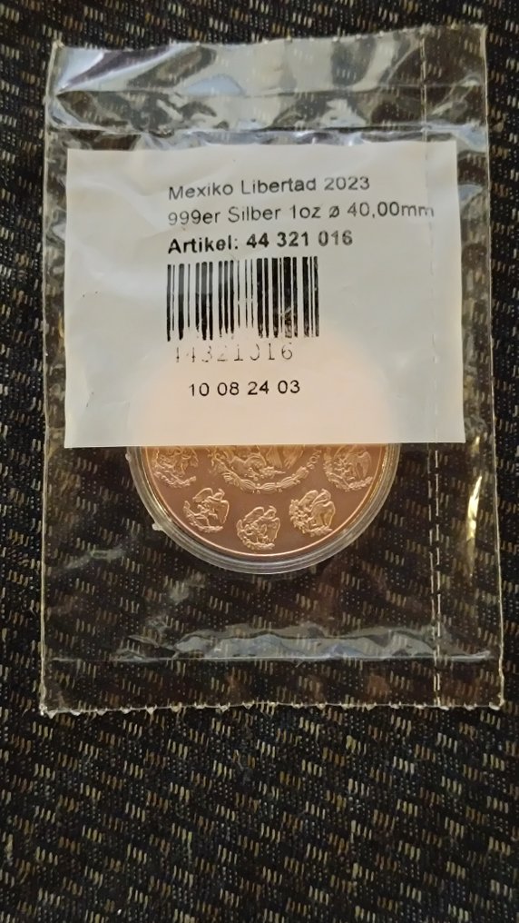 墨西哥. 1 Onza 2023 Libertad - plaquée Or rose, 1 Oz (.999) (没有保留价) #2.1