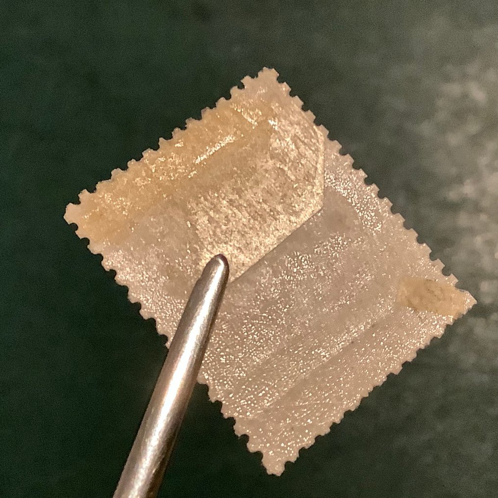 法国 1862 - 80美分拿破仑Dentelez带印花标本 - Yvert 24d #3.2