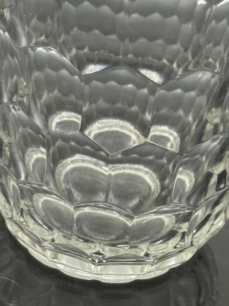 Val Saint Lambert - Charles Graffart & René Delvenne - Váza -  Lekopott díszléc  - Kristály - Vase Ecailles VSL #4.3