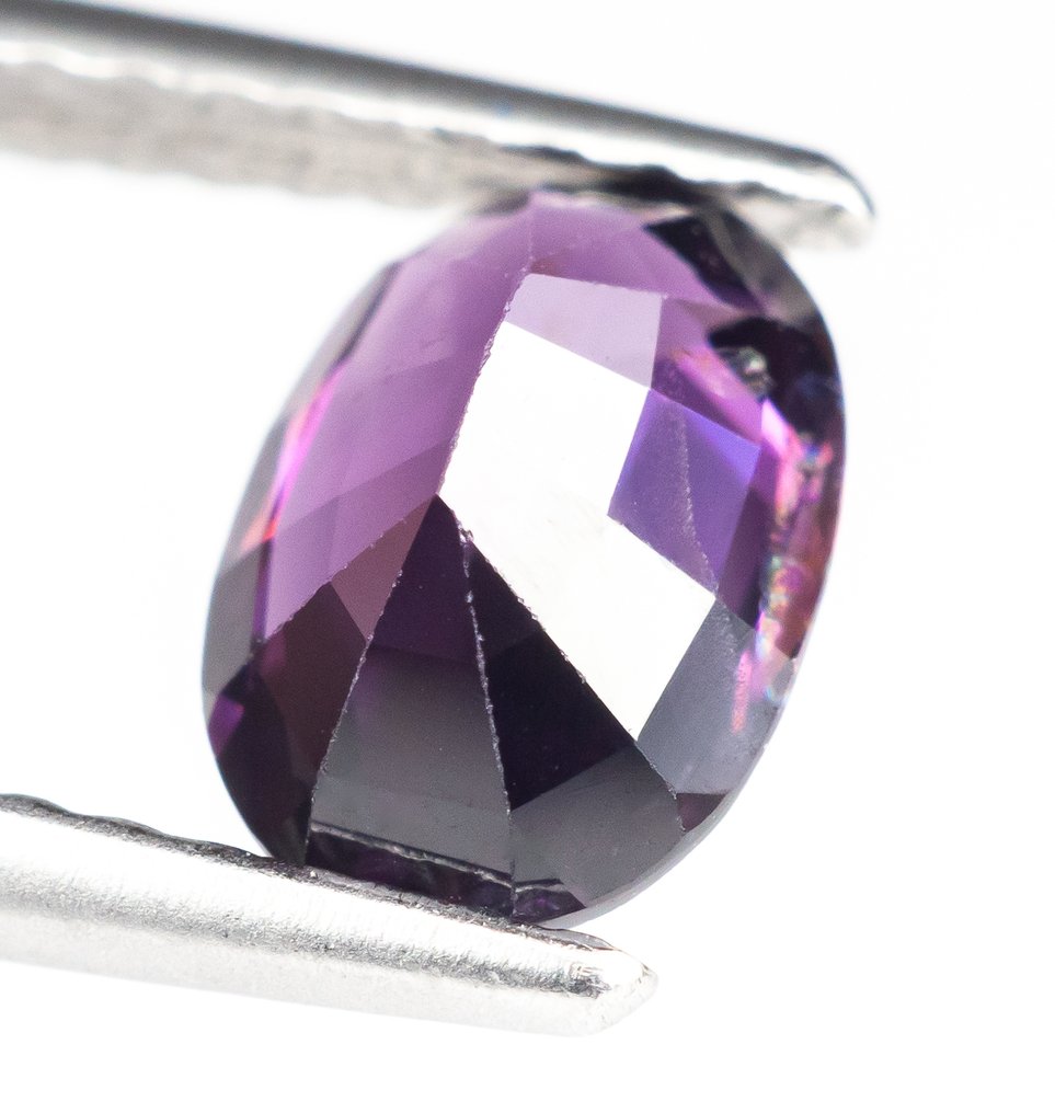 没有保留价 尖晶石  - 1.07 ct - 安特卫普宝石检测实验室（ALGT） - 深暗紫色 #4.3