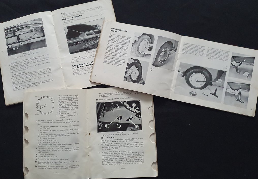 Citroën instructieboekjes set - Prospekt - 1959-1985 #4.3