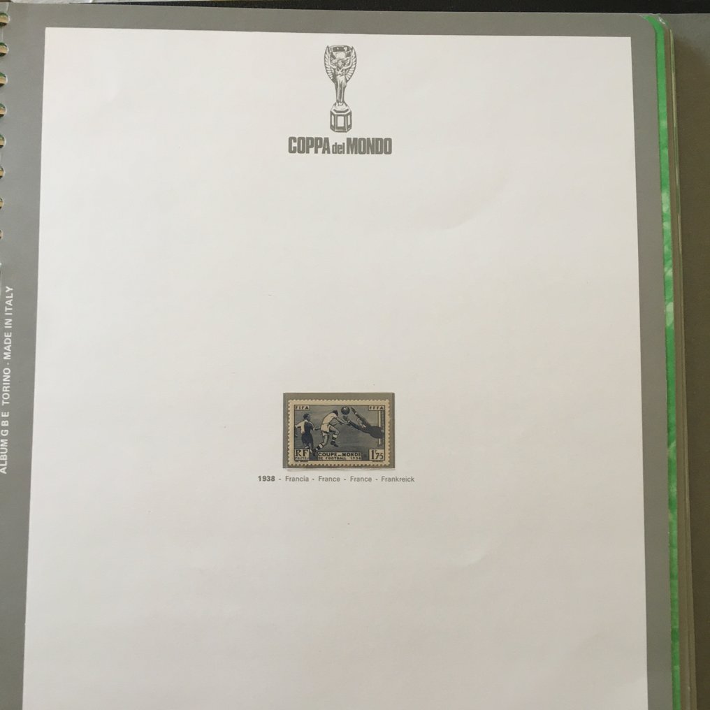 Κόσμος  - Όμορλη συλλογή γραμματοσήμων με θέμα τα Παγκόσμια Κύπελλα ποδοσφαίρου από το 1934 και μετά. #2.1
