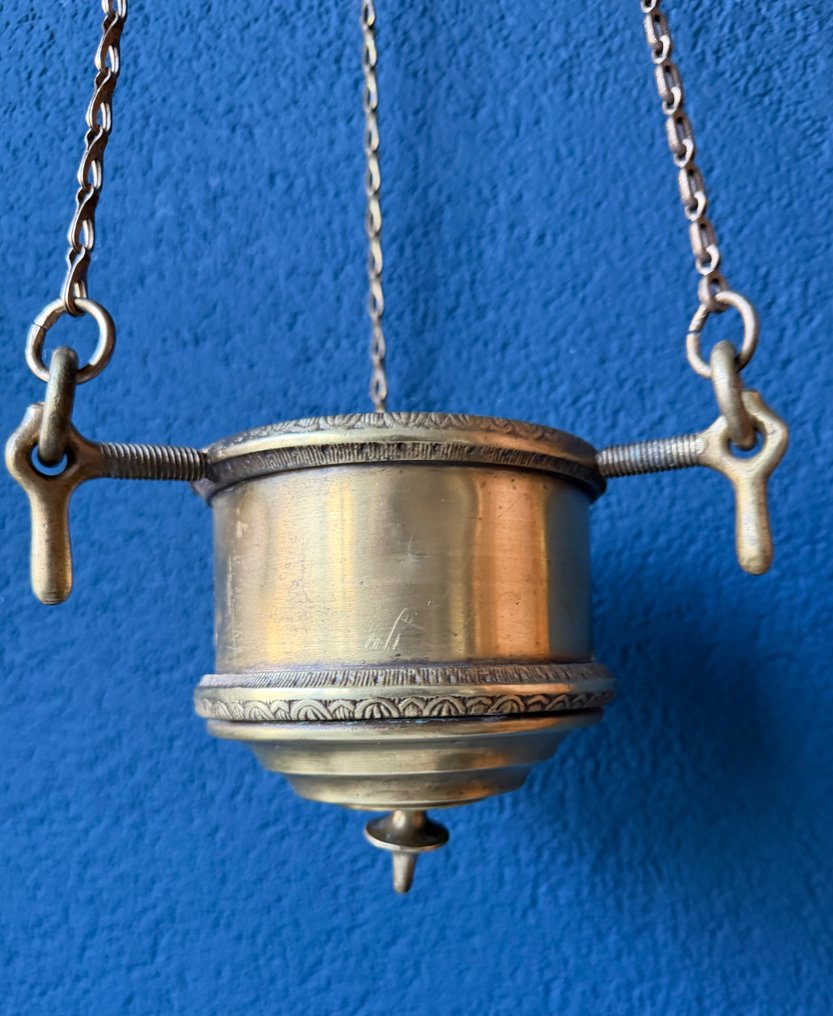Oggetti religiosi e spirituali - Bronzo, Ottone - 1850-1900 - Lampadadivina #1.0