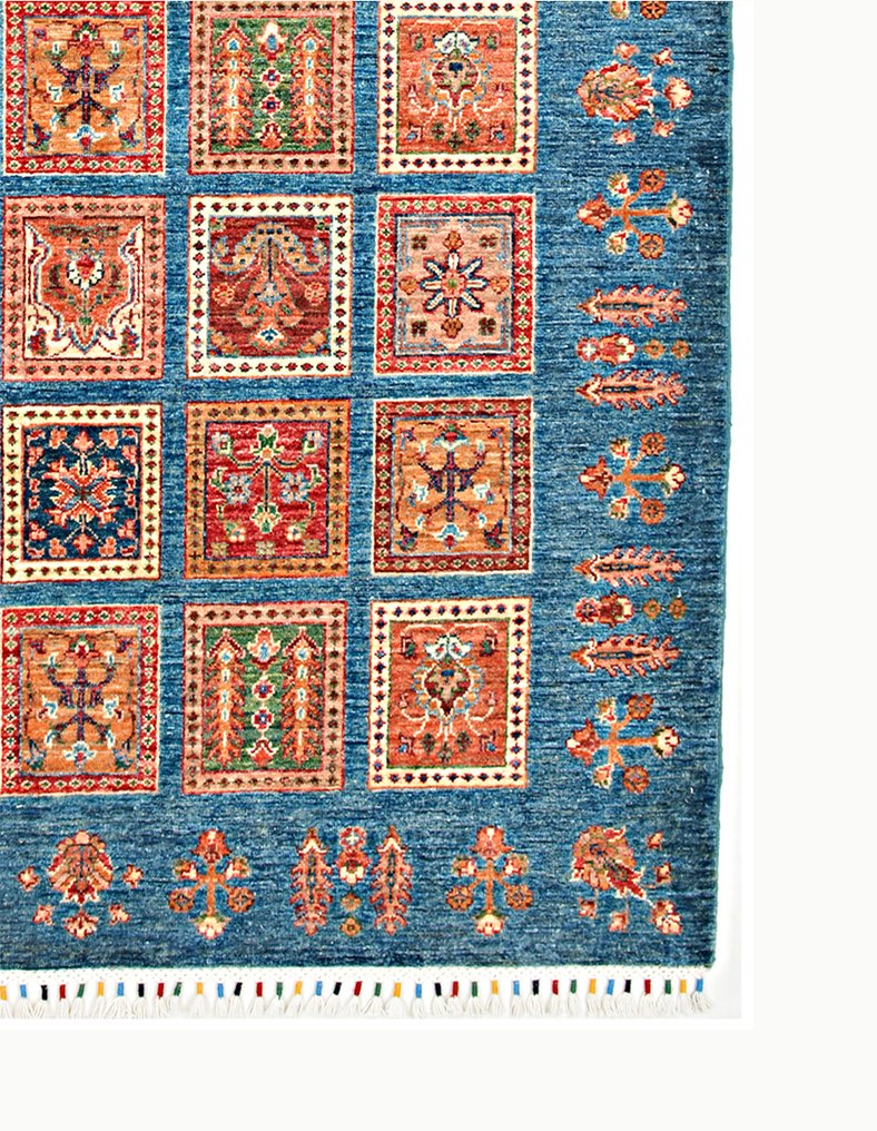 Afghan, Ziegler Kazak, Håndknyttet klassisk Ariana Bakhtiari tæppe af høj kvalitet med premium uld - Tæppe - 206 cm - 156 cm - Traditionelt håndlavet tæppe #4.3